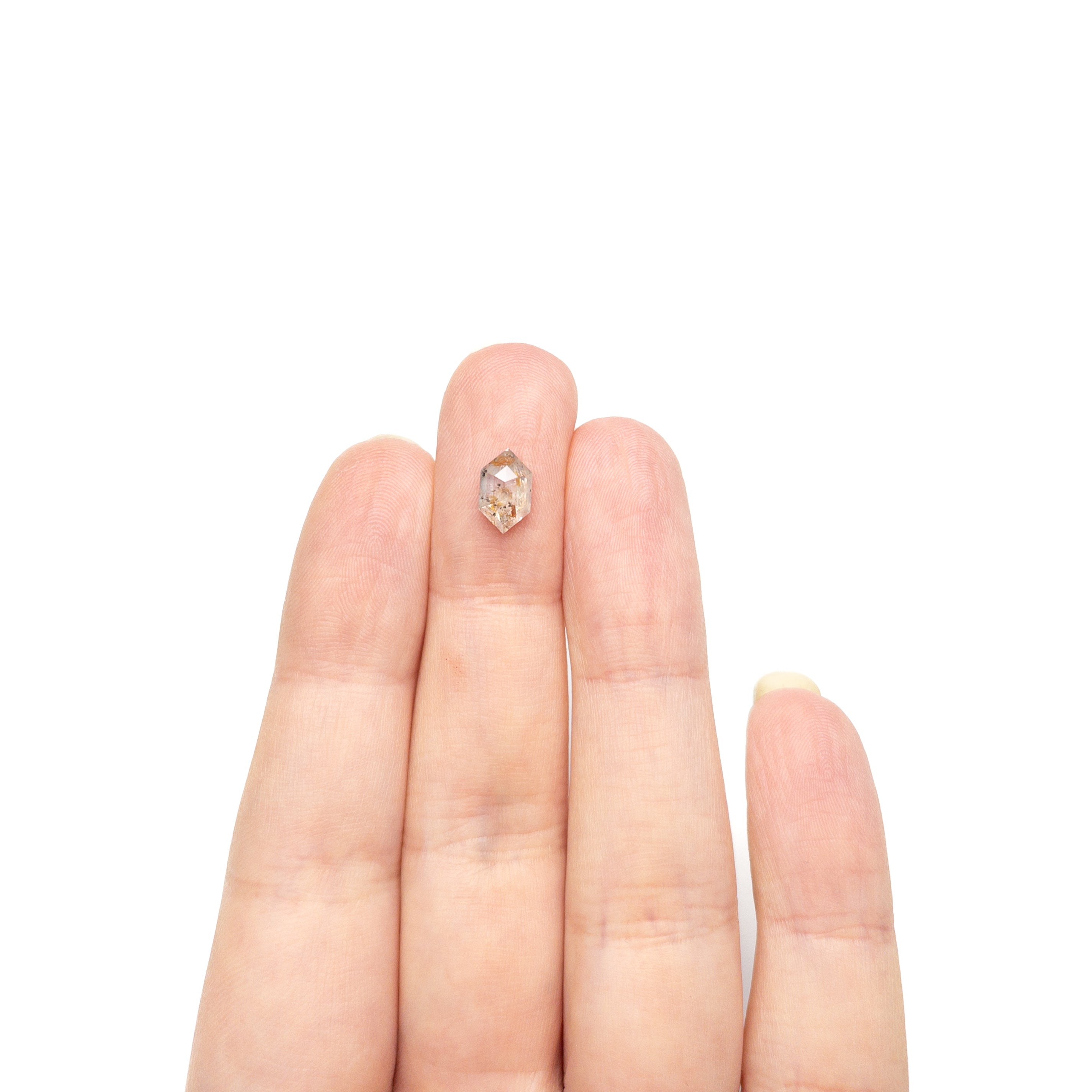 1.26ct 8.67x5.25x3.30mm Hexagon Rosecut 27536-01