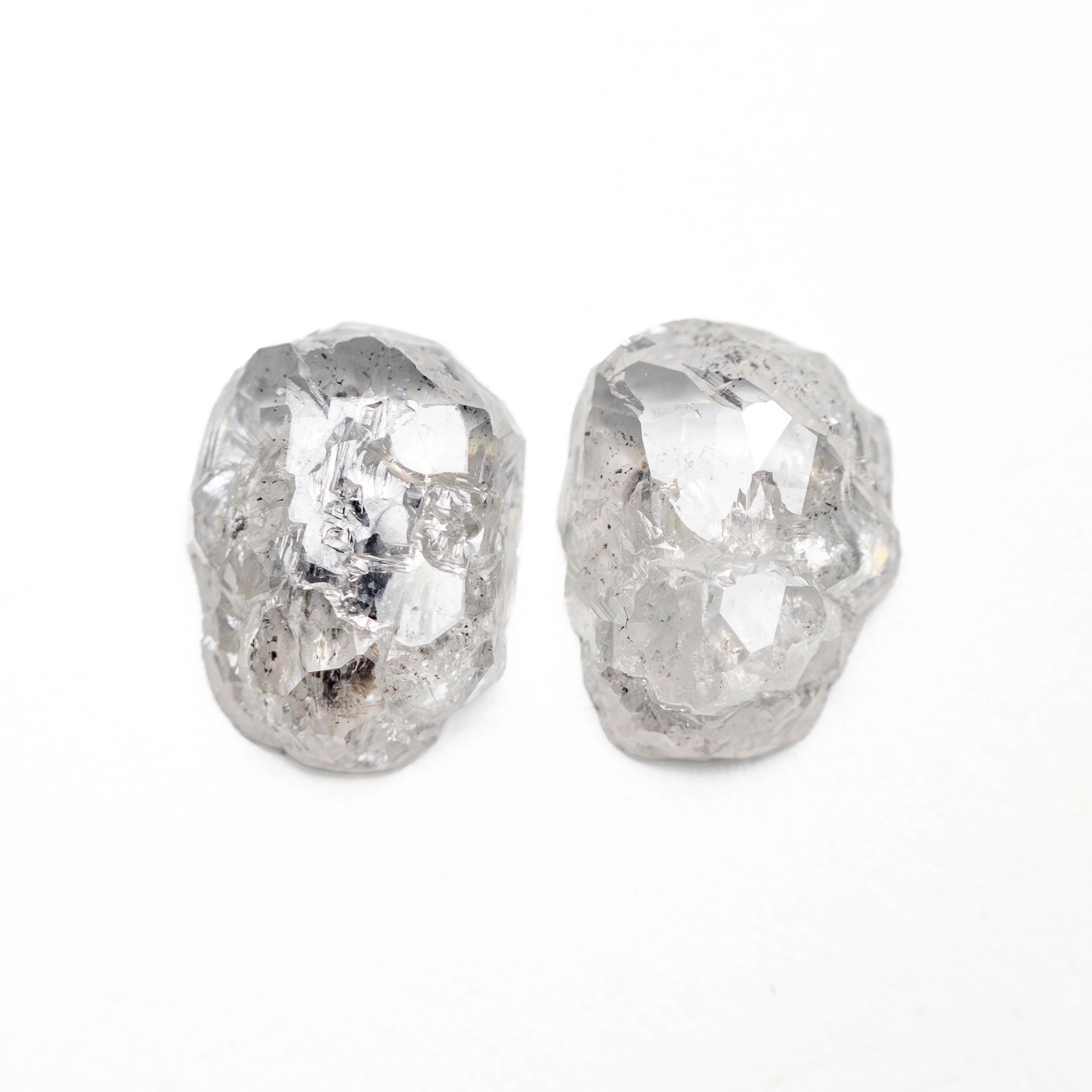 2.64cttw 2pc 8.43x6.30x2.70mm 8.28x6.45x2.69mm Polished Raw Diamond Matching Pair 🇨🇦 27704-01