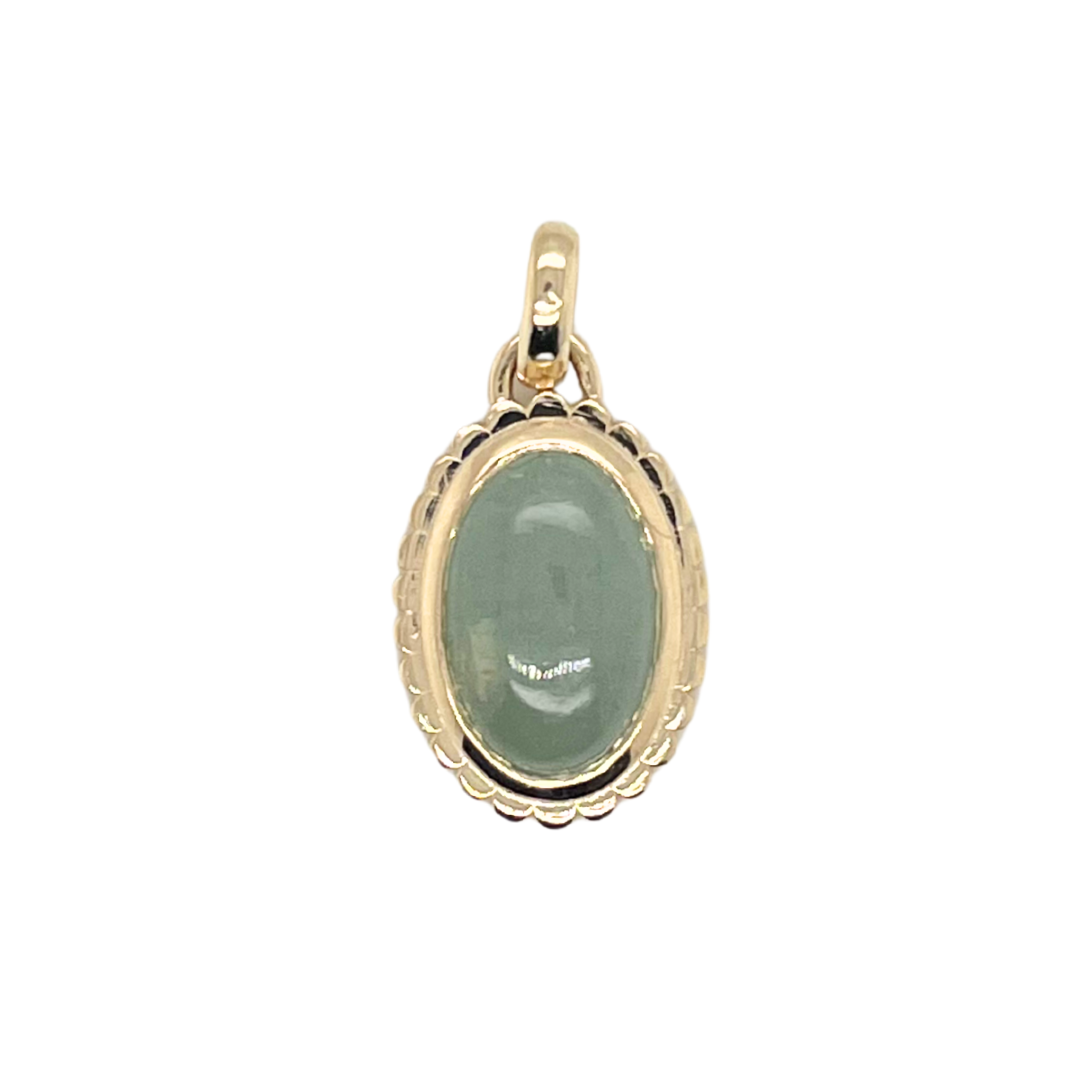 One Of A Kind Oval Aquamarine Pendant