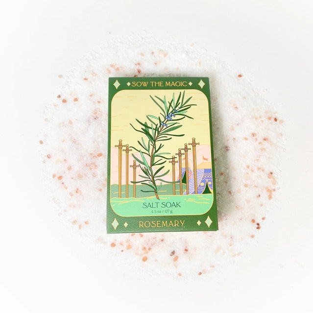 Rosemary Tarot Bath Salt Soak