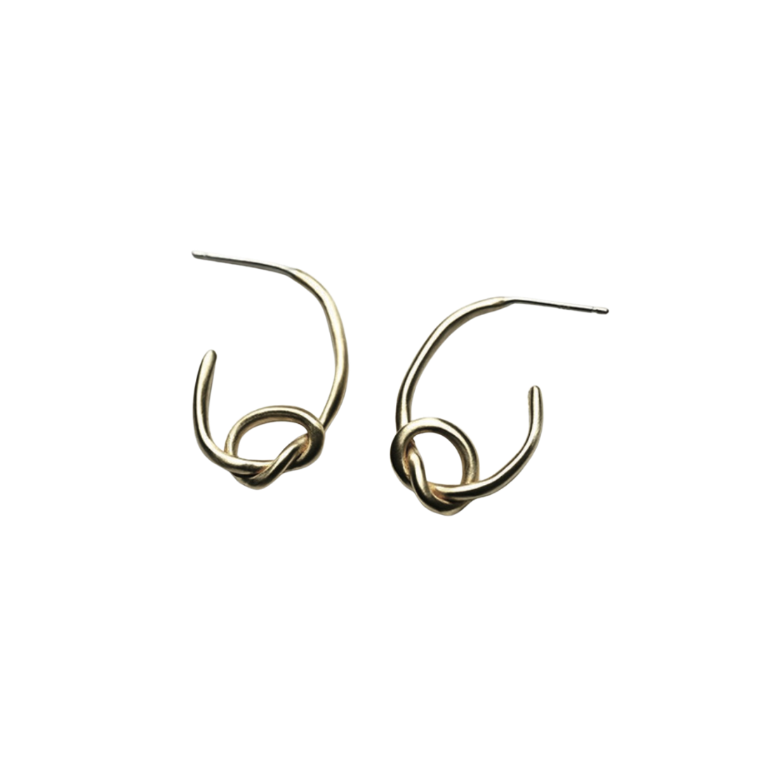 Knot Brass Hoops — 8.6.4 Trunk Show