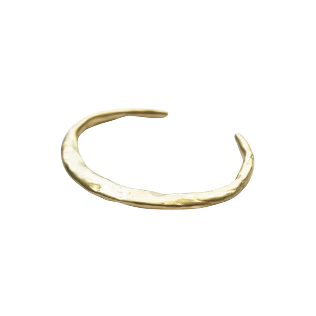 Hammered Brass Cuff — 8.6.4 Trunk Show
