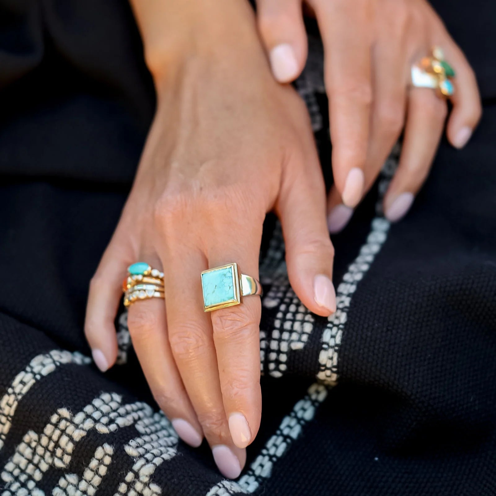 Sandro Turquoise Ring