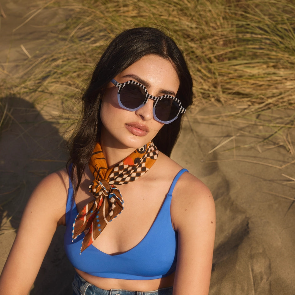 SARDINE Georgie Millie Pool Boy Blues Sunglasses