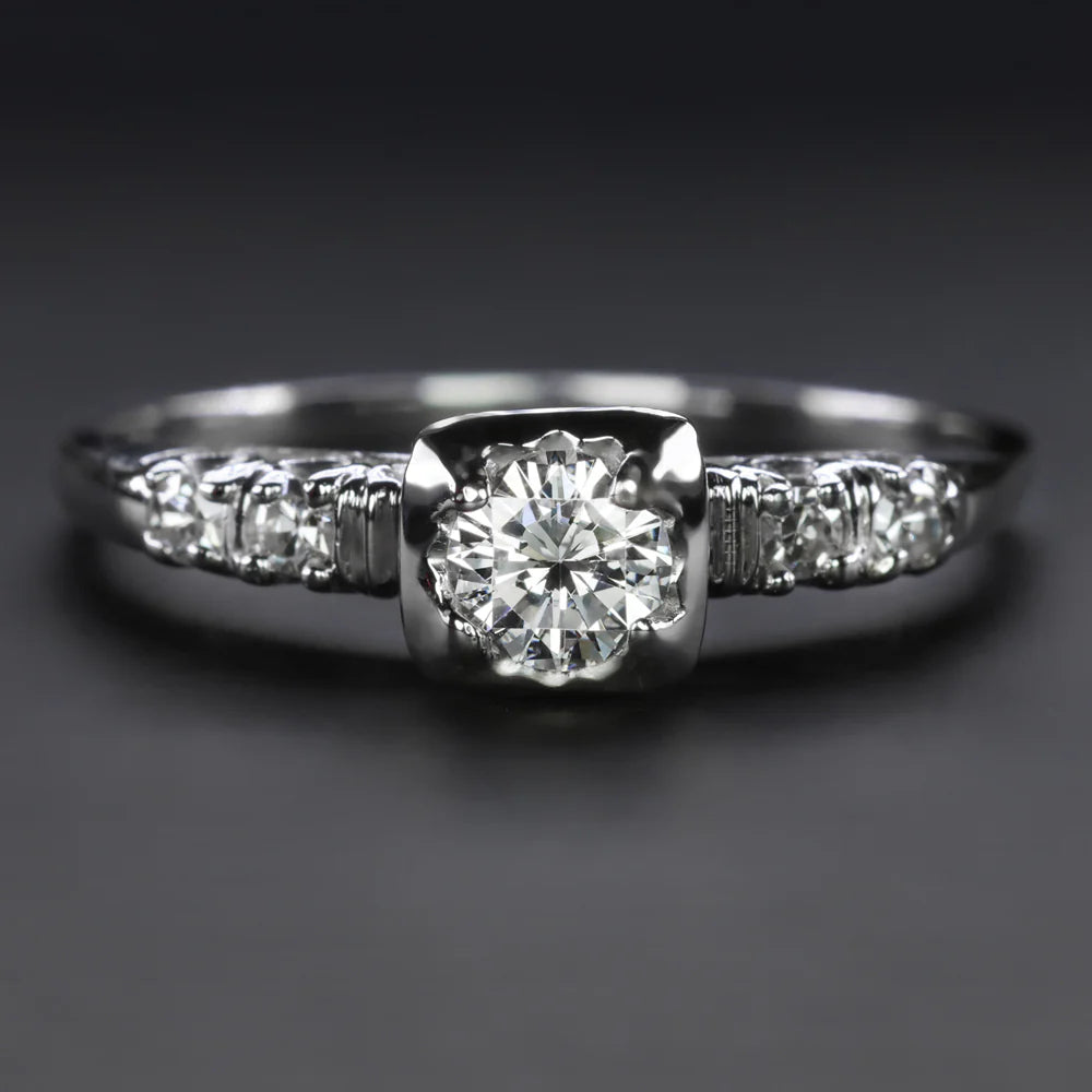 0.30 ct Vintage Diamond Engagement Ring
