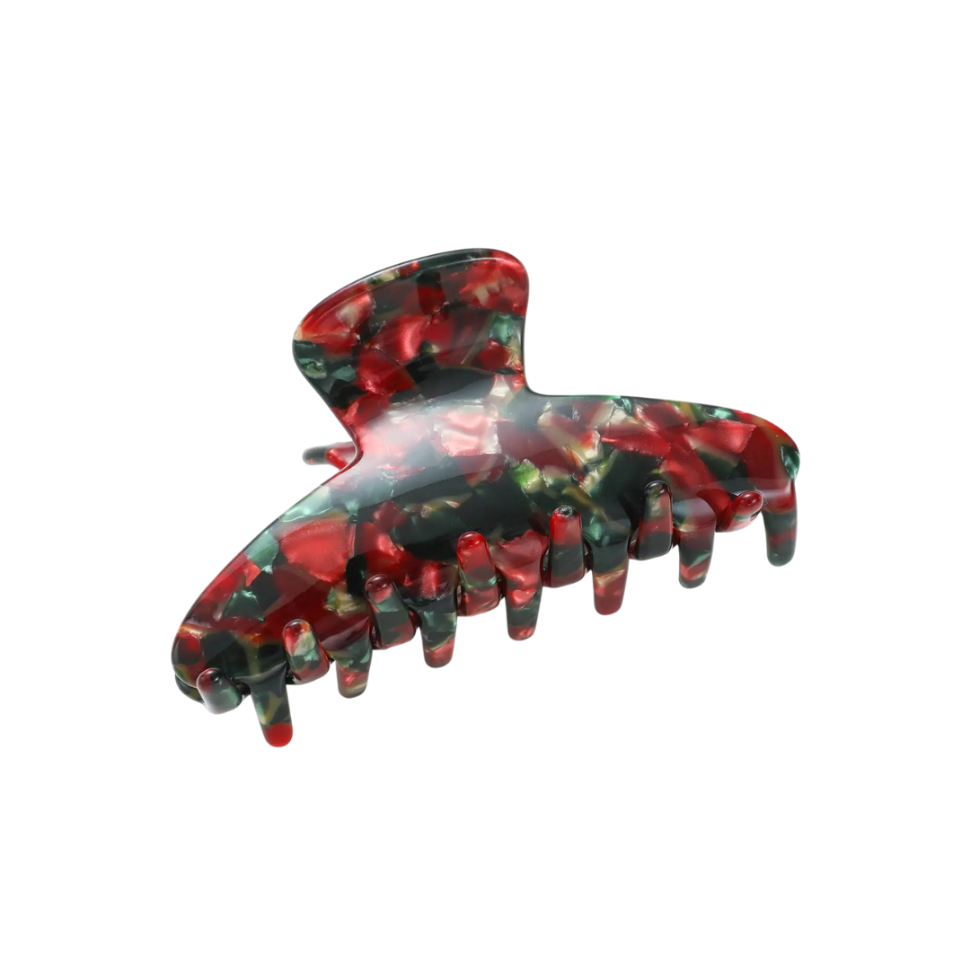 Adrienne Small Claw Clip - Vintage Christmas