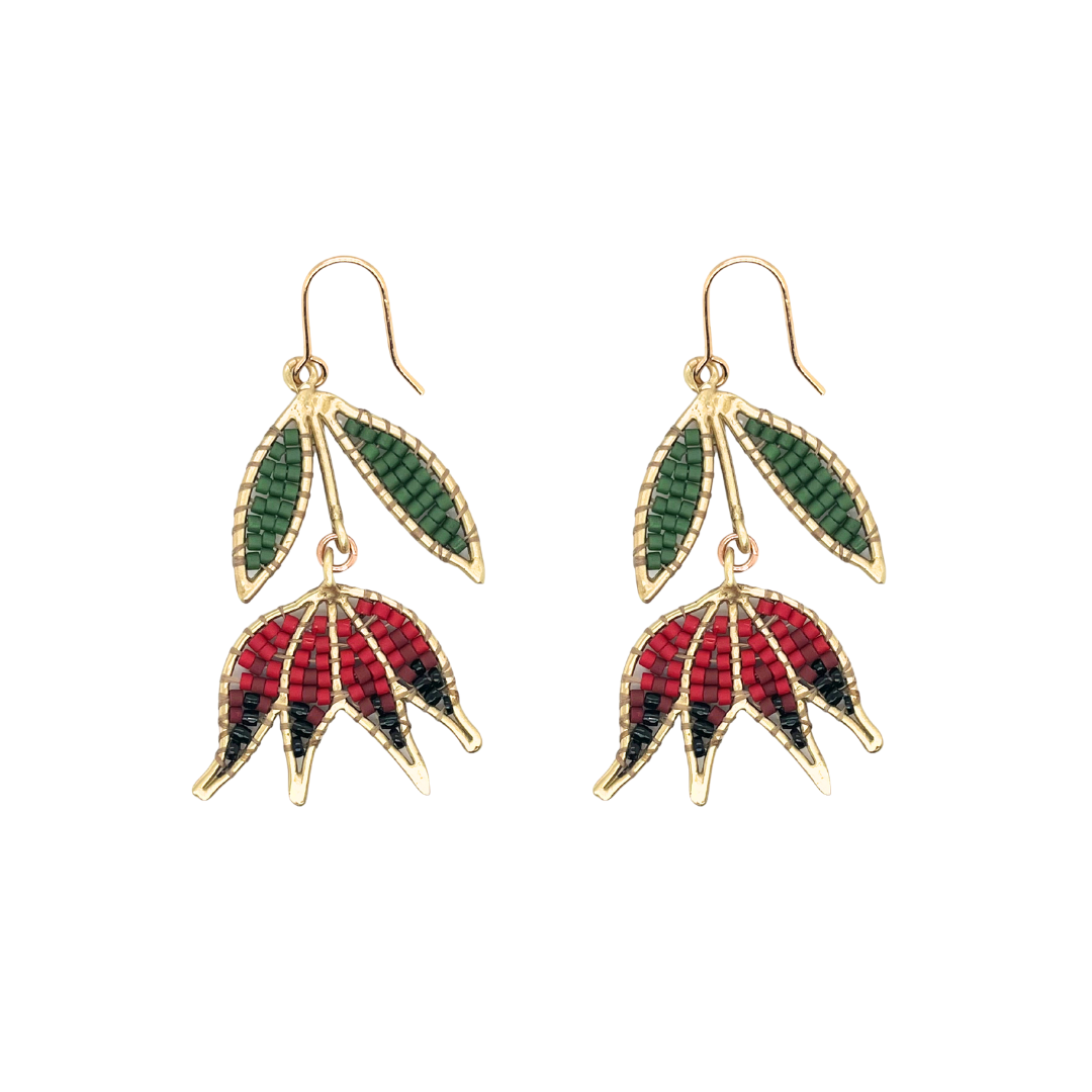 Tulip Drops - Crimson