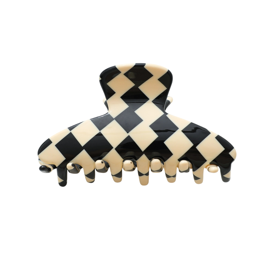 Adrienne Small Claw Clip - Checkmate
