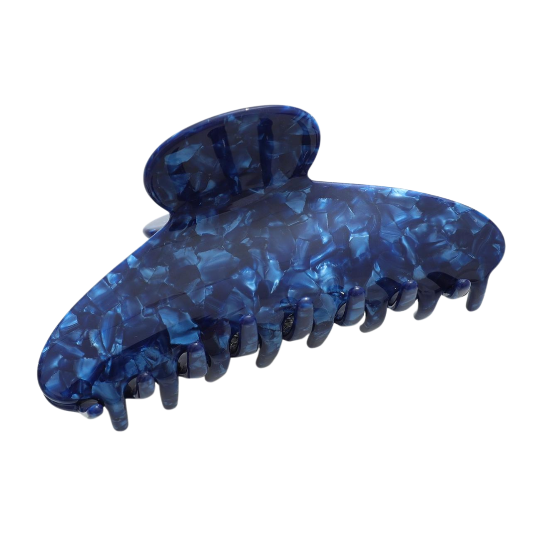 Adrienne Large Claw Clip - Denim Blue