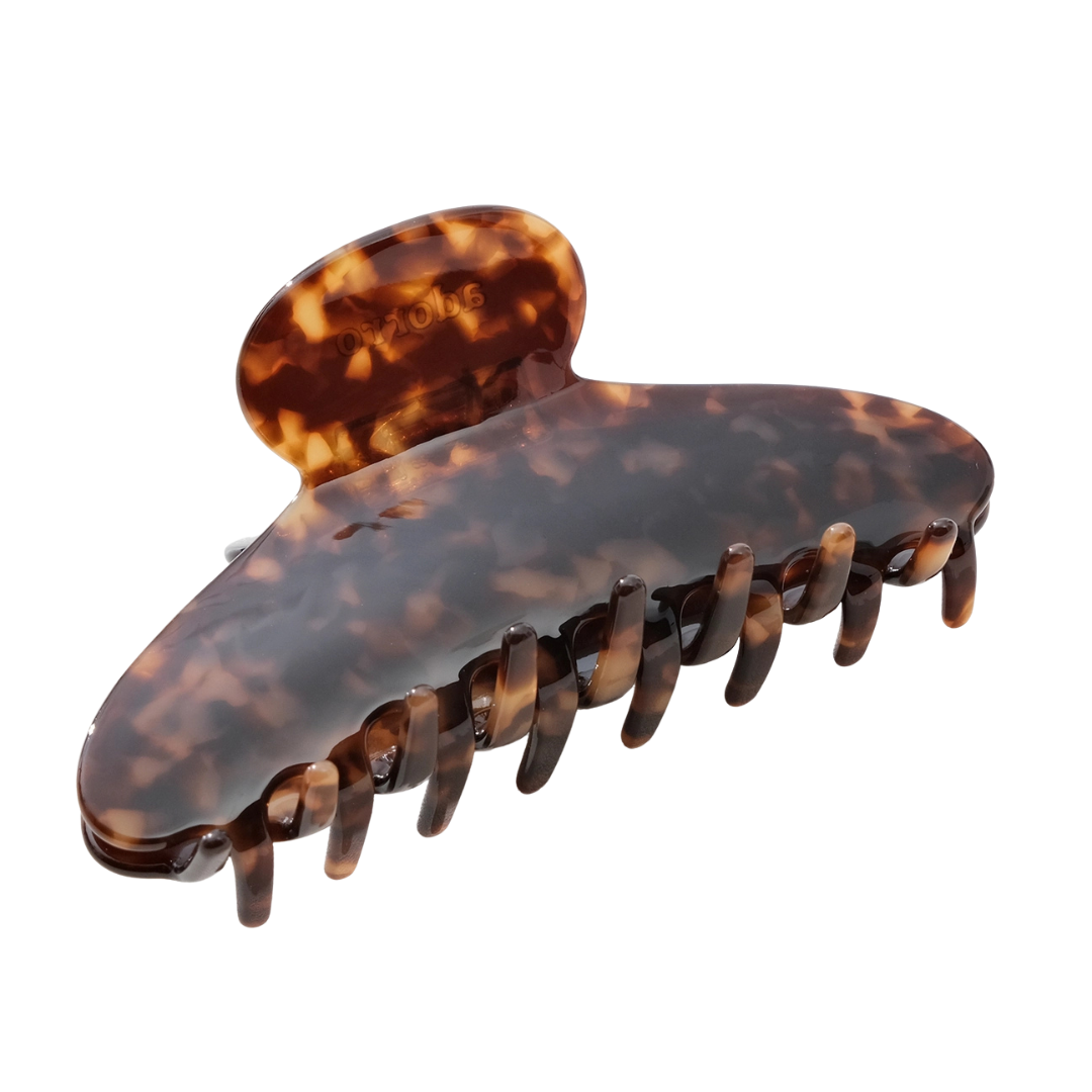 Adrienne Large Claw Clip - Deep Tortoise