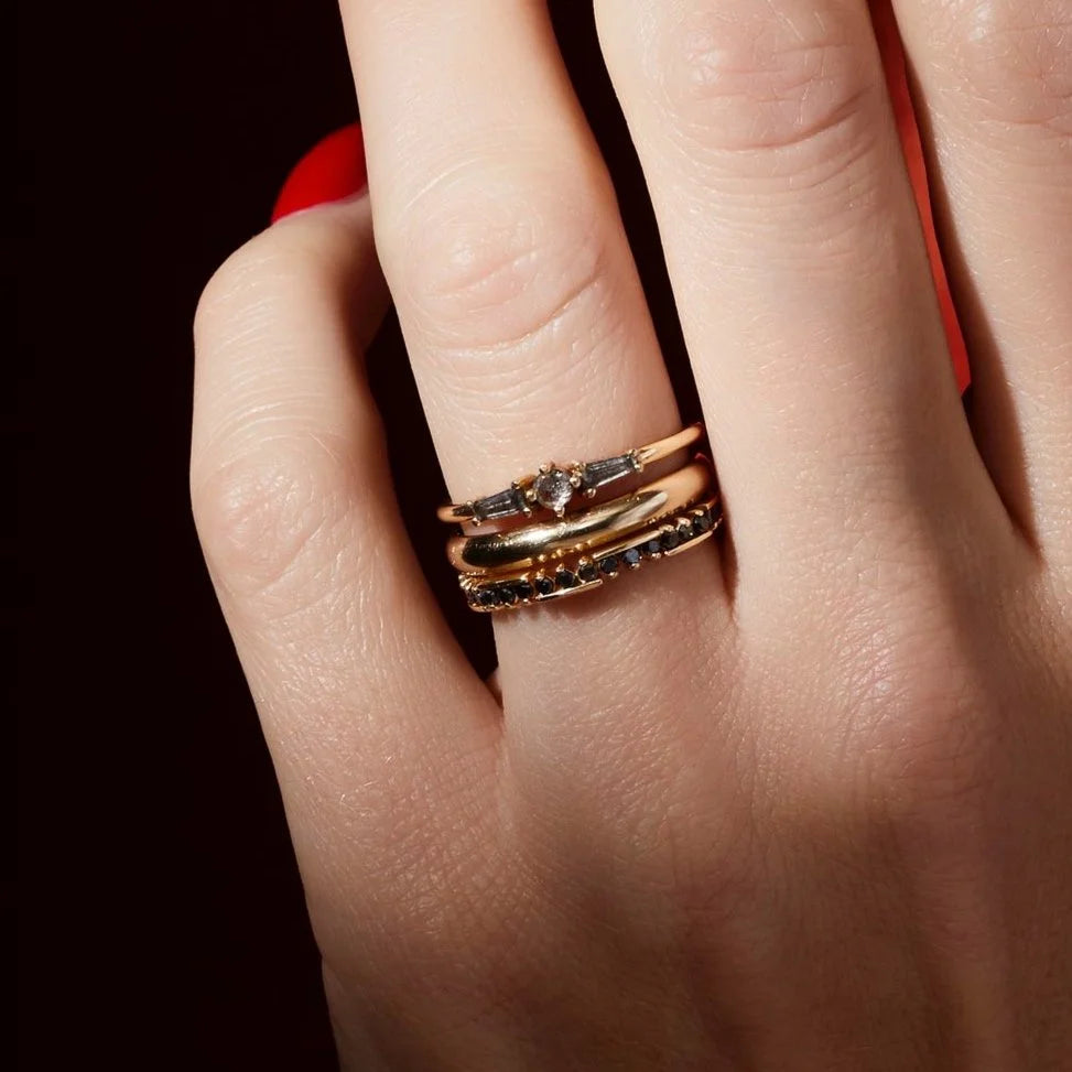 Augusta Ring - Salt and Pepper — Lindsay Lewis Trunk Show