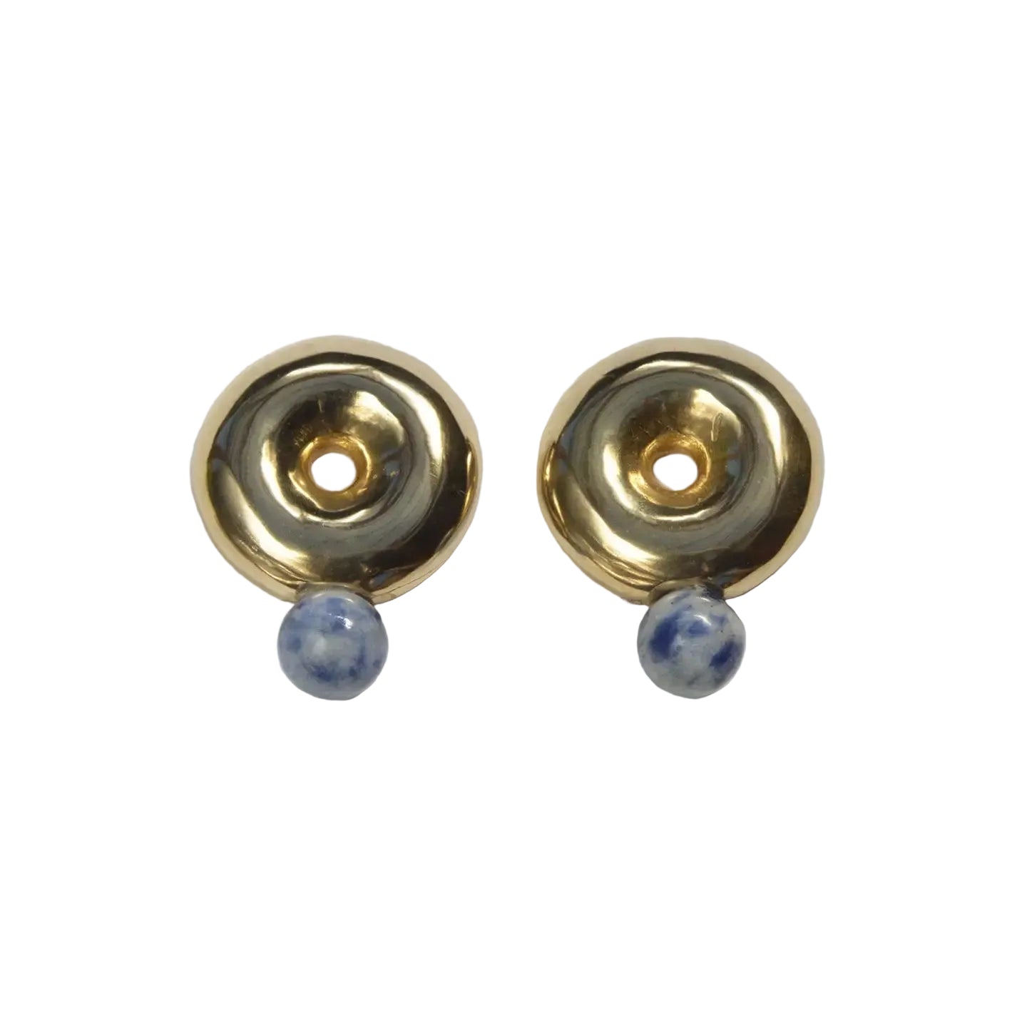 Blue Jasper Albers Earrings