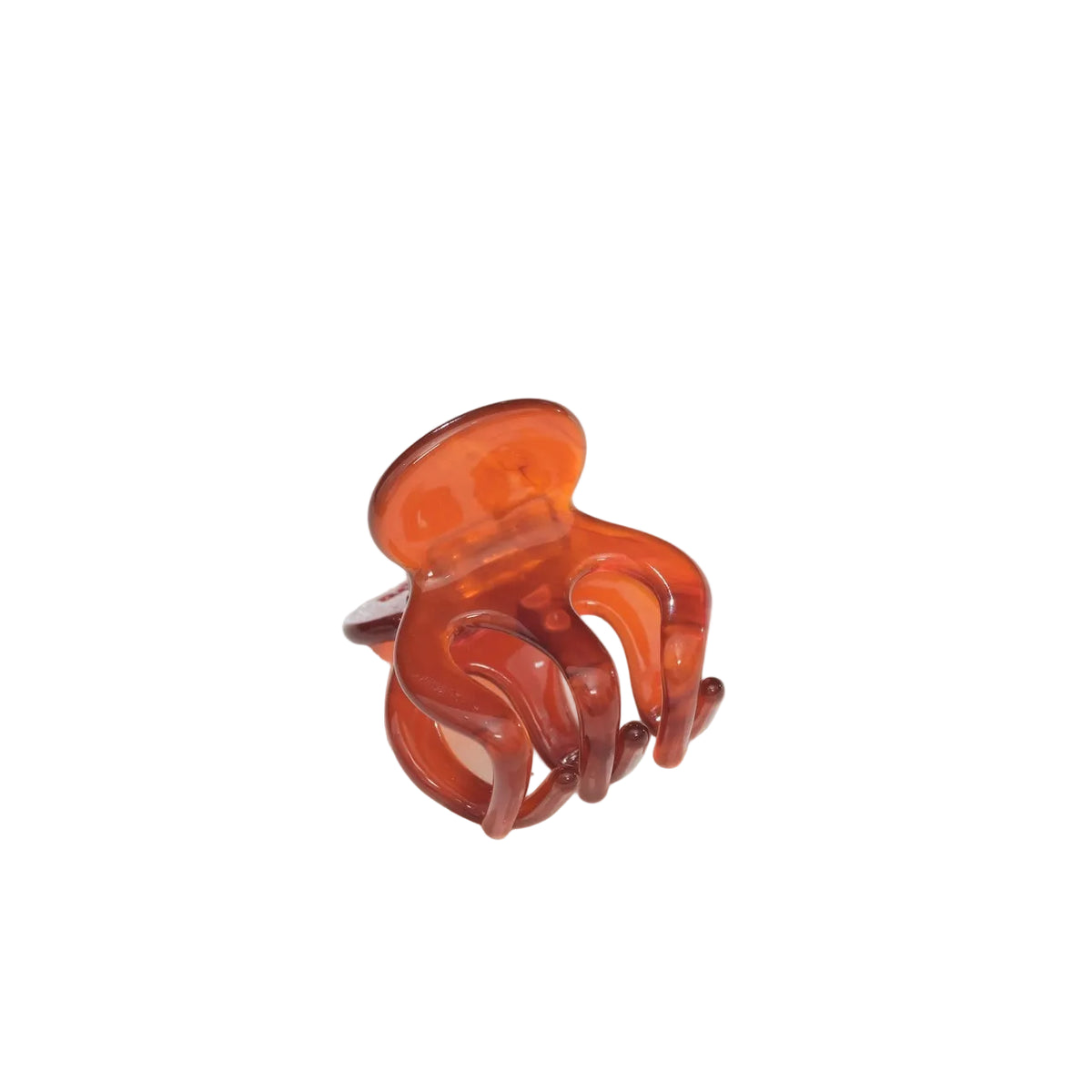 Amber Mini Claw Clip - Cinnamon Spice