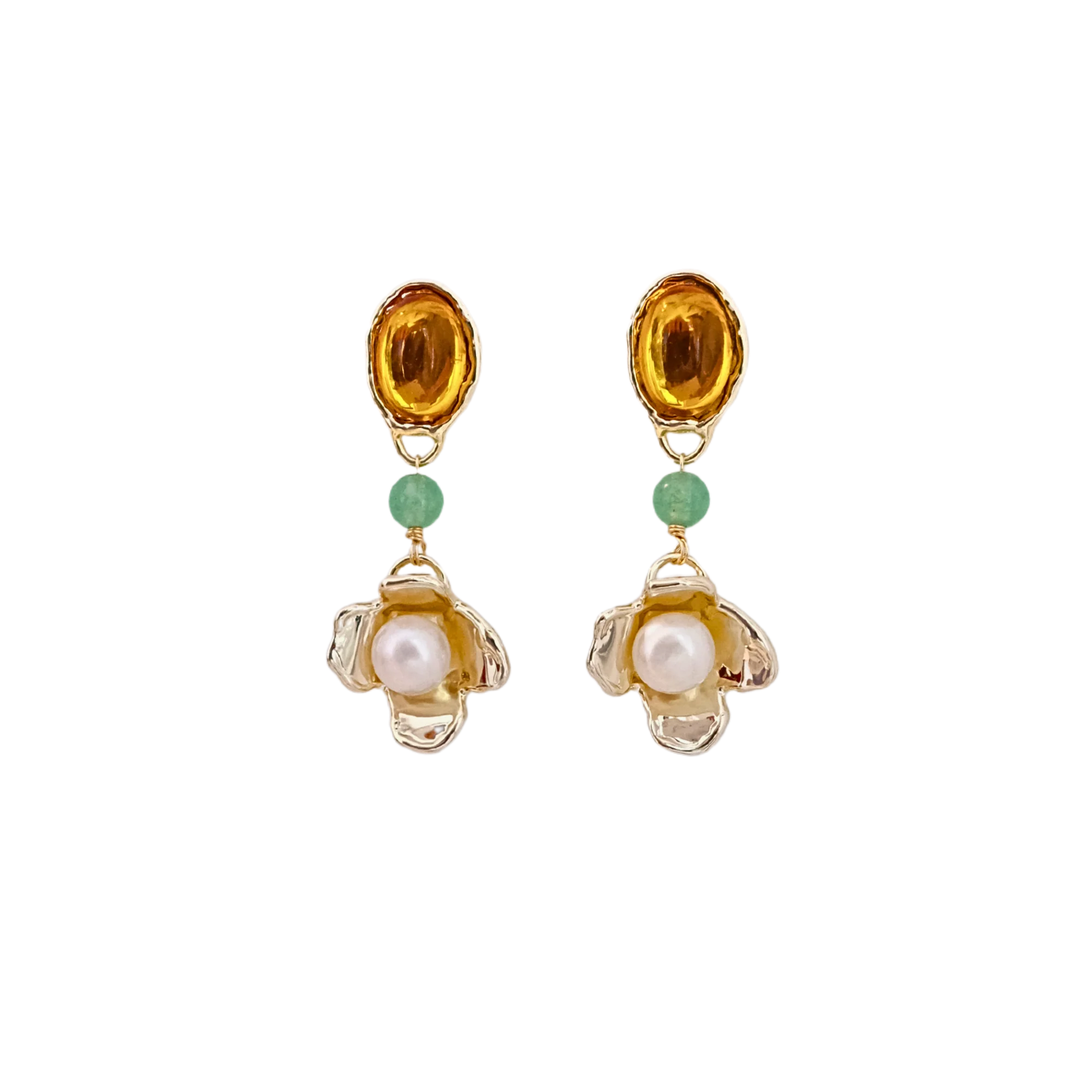 Amber Earrings