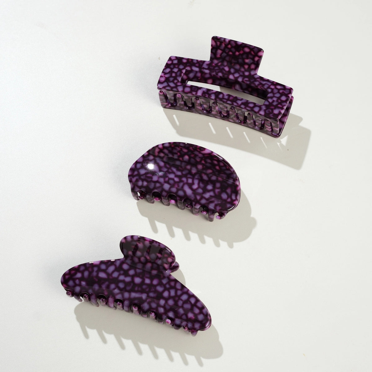 Luna Large Claw Clip - Amethyst Moon