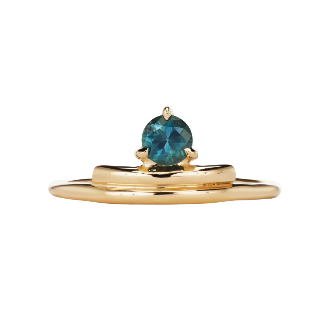 Leroux Sapphire Solitaire — Commitment, Curated