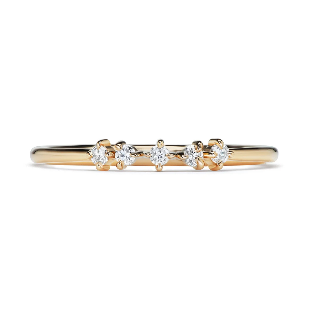 Diamond Cascade Ring — Commitment, Curated