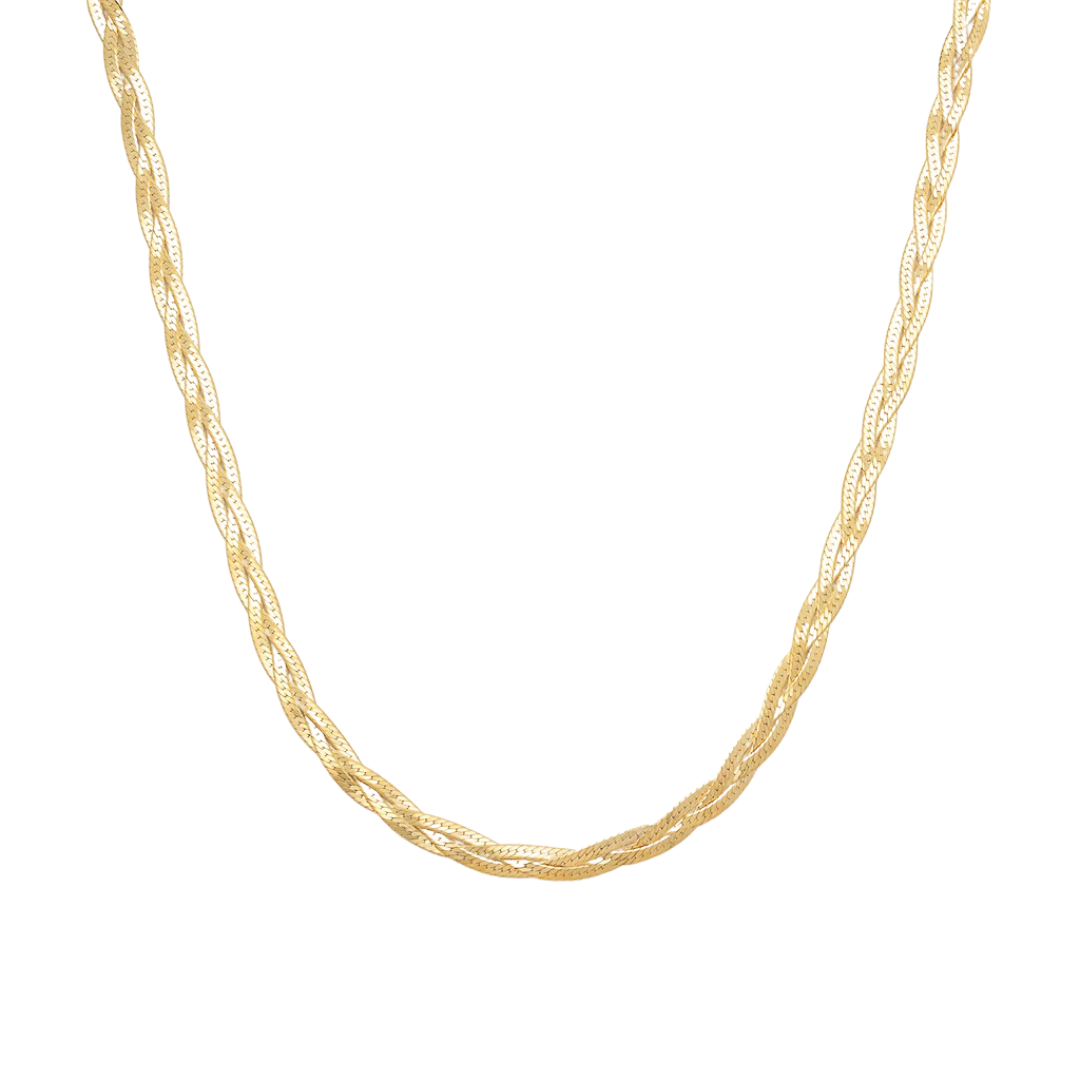 Braided Herringbone Necklace