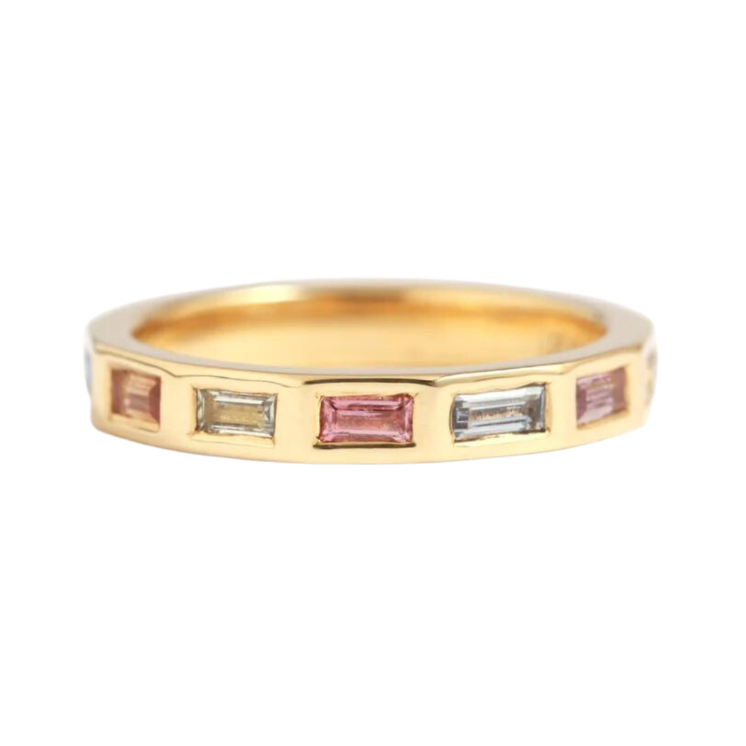 Umba Sapphire Baguette Band — Commitment, Curated