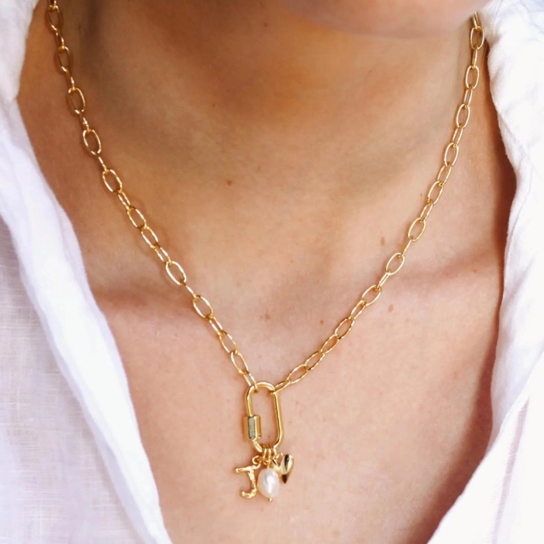 Carabiner Charm Holder Necklace