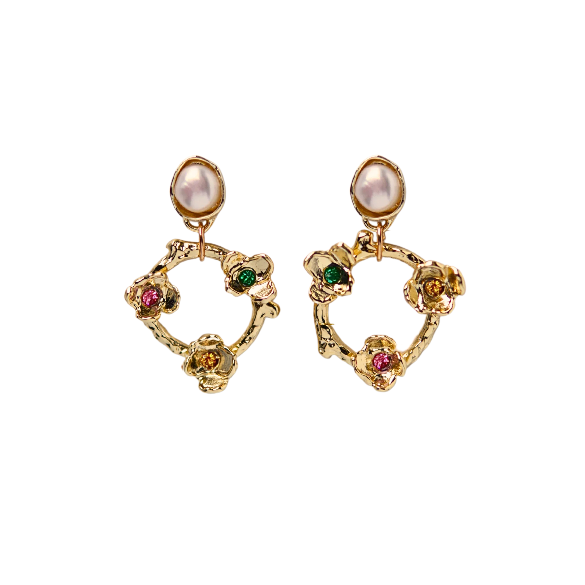 Carmine Earrings