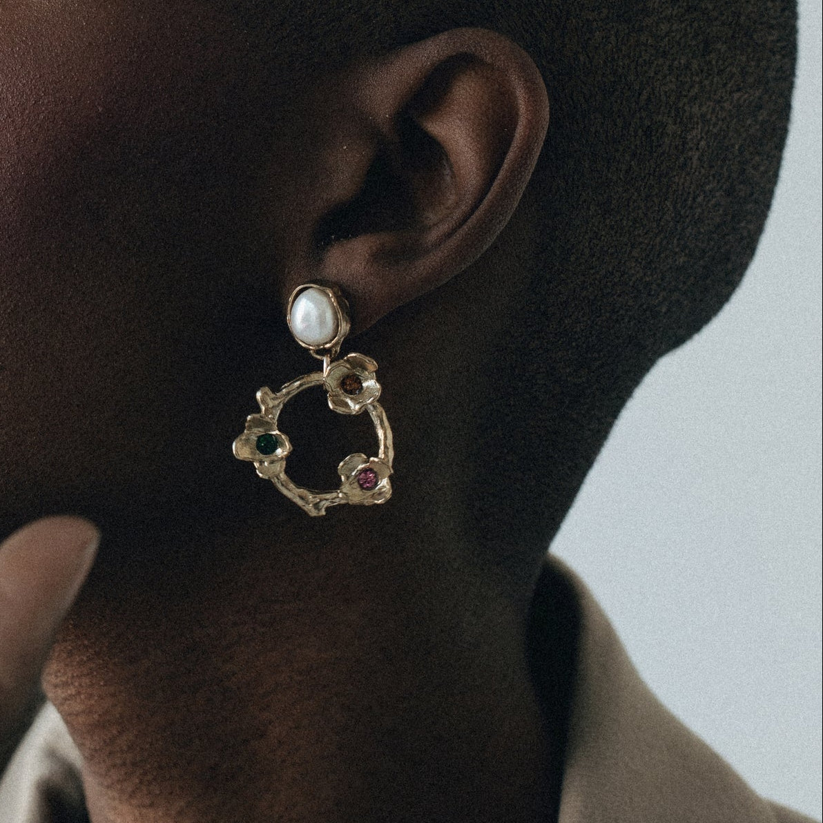 Carmine Earrings