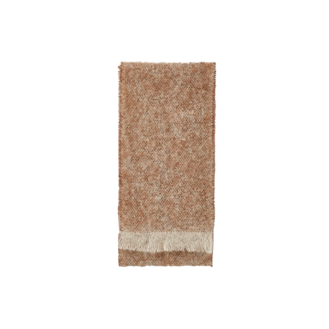 Mooneen Mohair Scarf - Cocoa