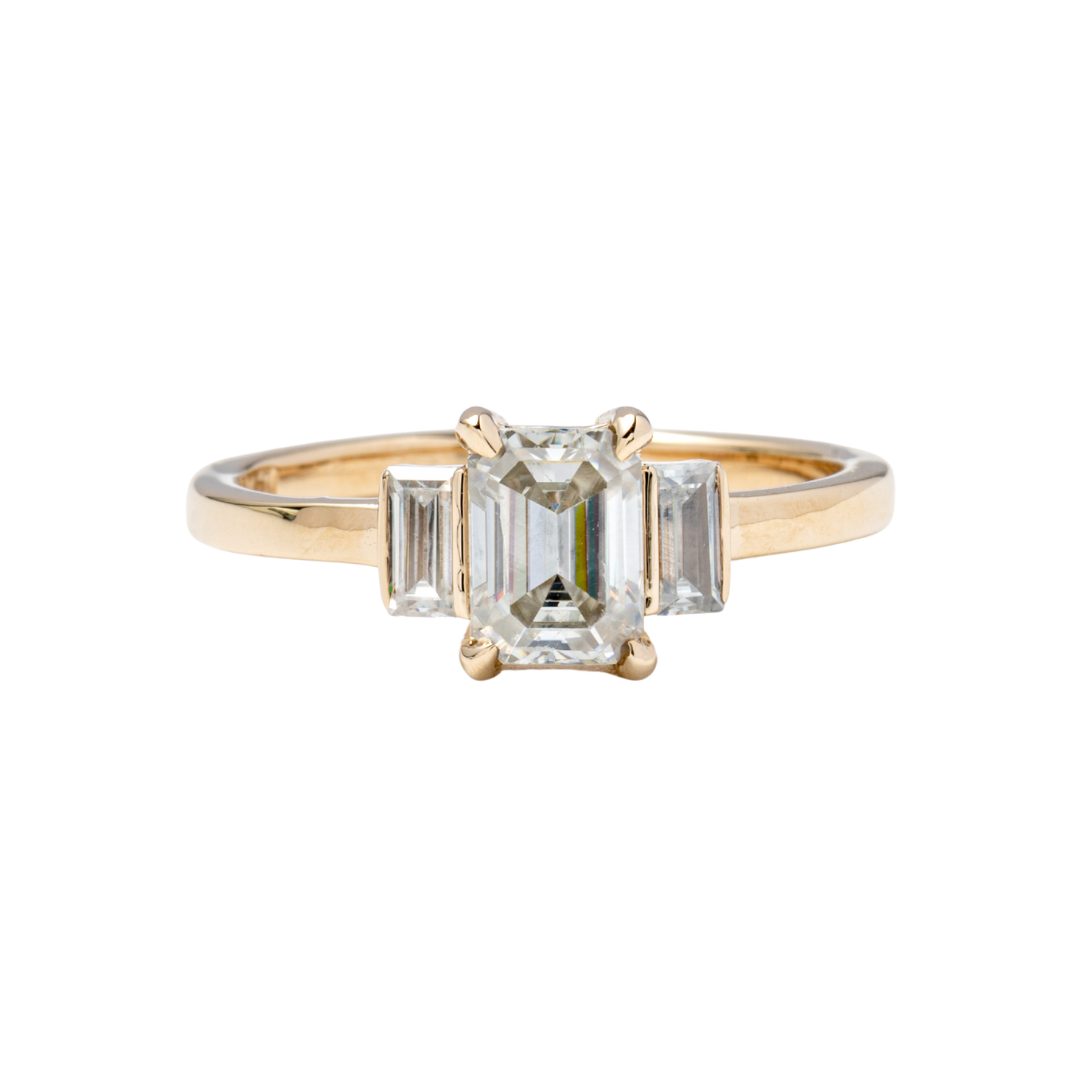 Commitment Collection: Lilac Three Stone Ring