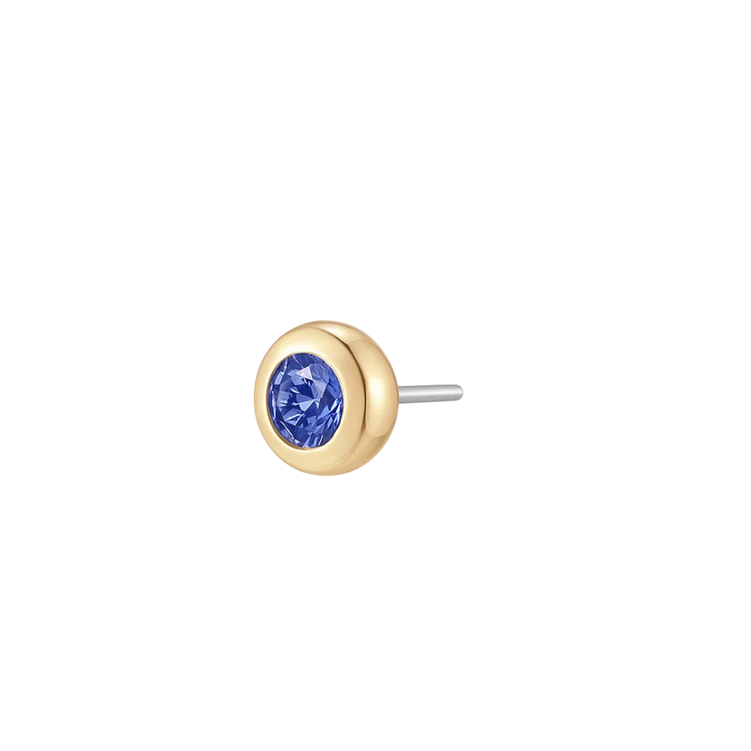 DONATELLA Lab-Grown Sapphire Piercing Stud