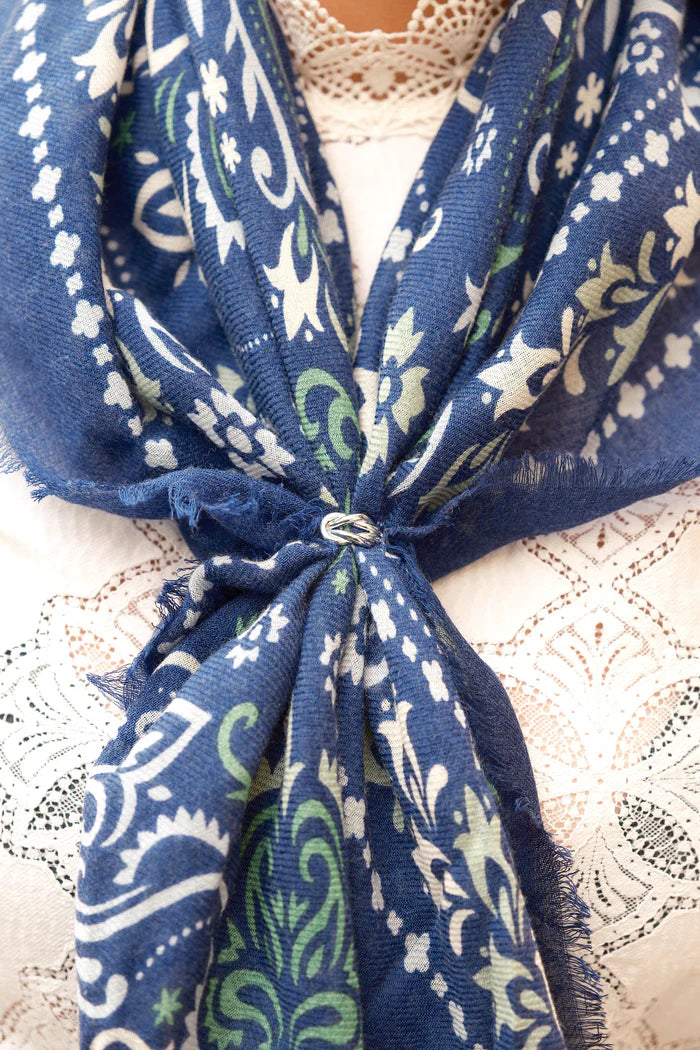 Silver Infinity Scarf Ring