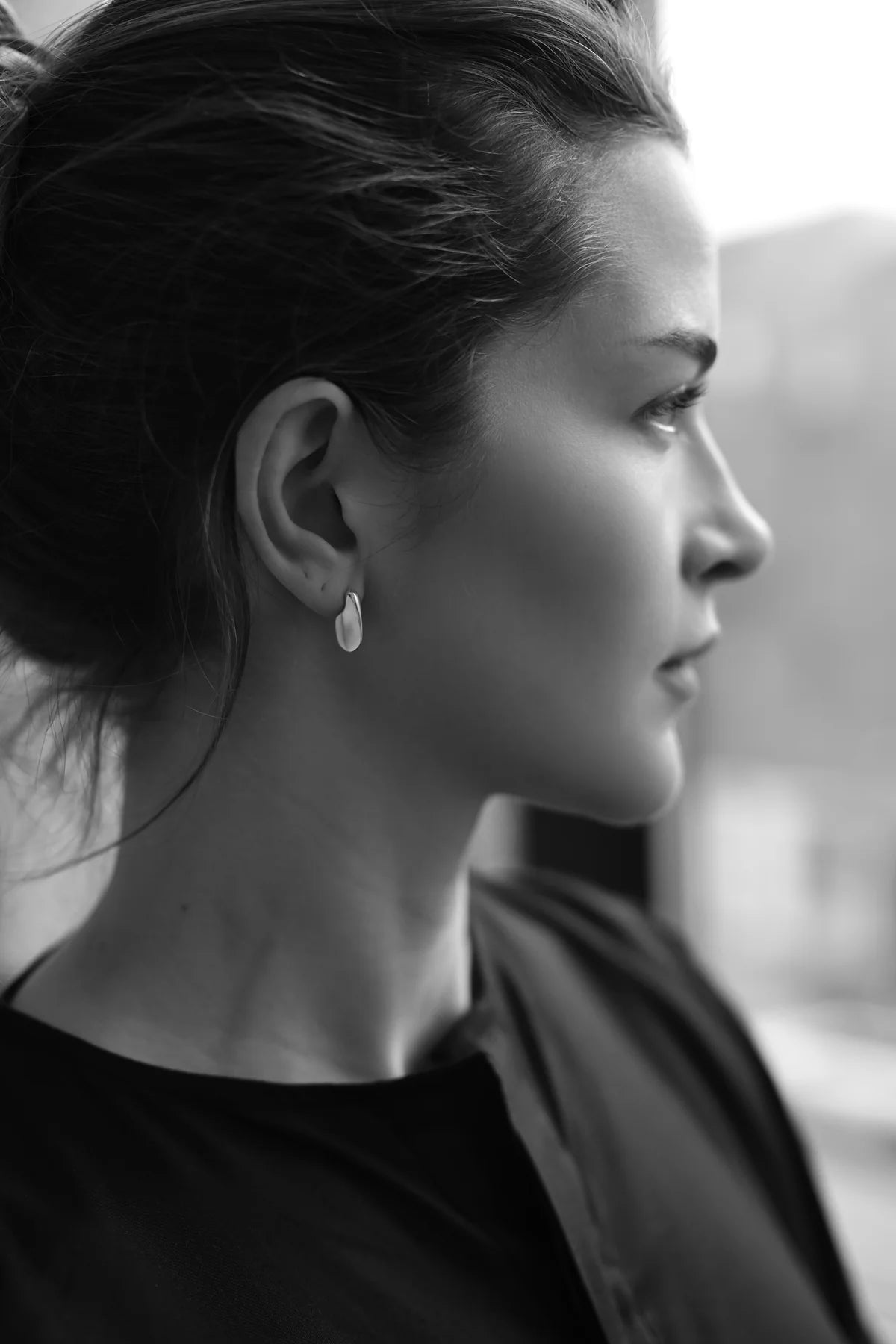 Contour Brass Earrings — 8.6.4 Trunk Show