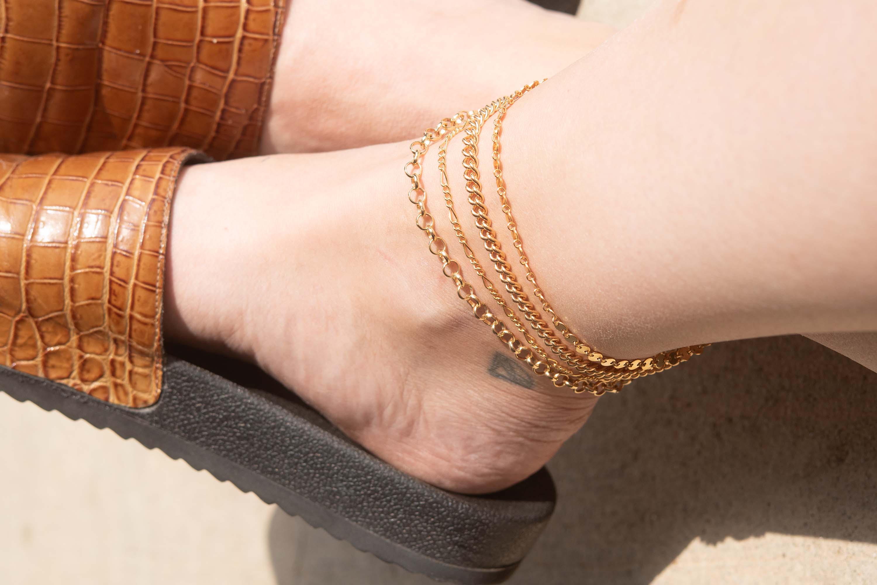 Goldfill Rolo Anklet