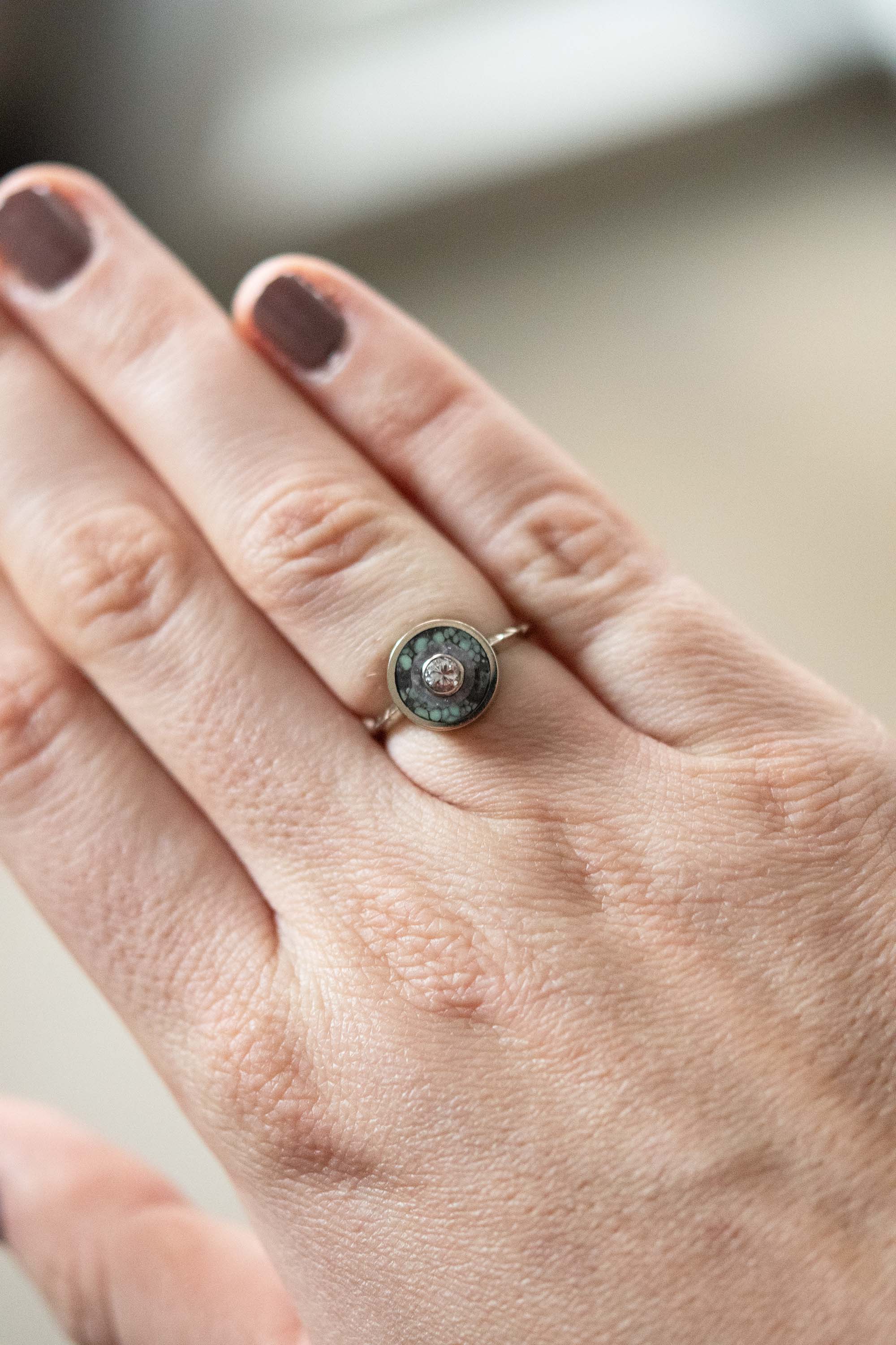 Perseus Bullseye Cerclen Ring — Young in the Mountains Trunk Show