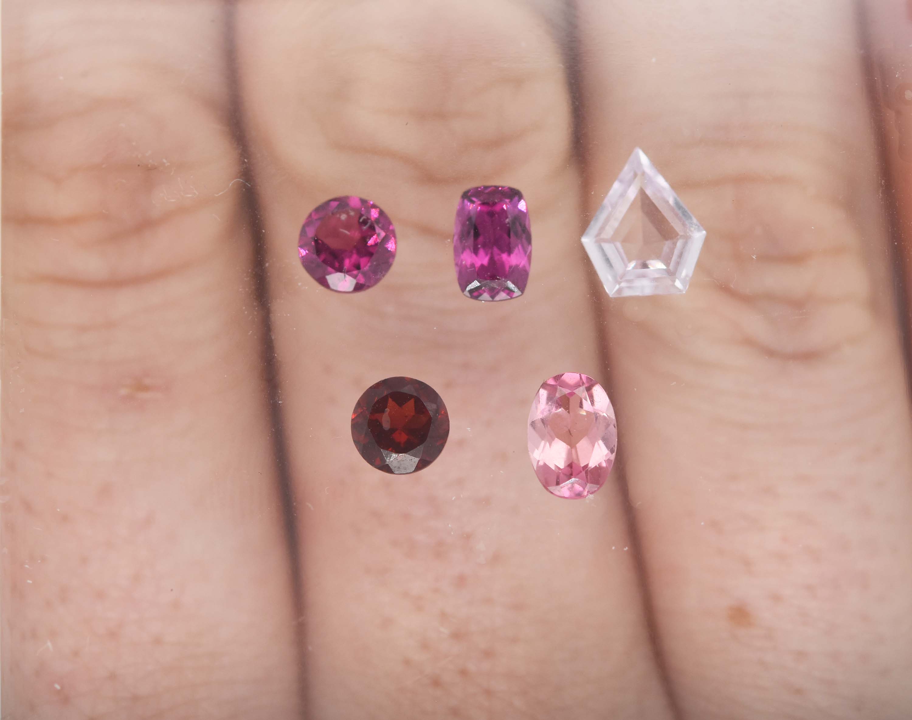 Make A Custom Piece: Red & Pink Stones