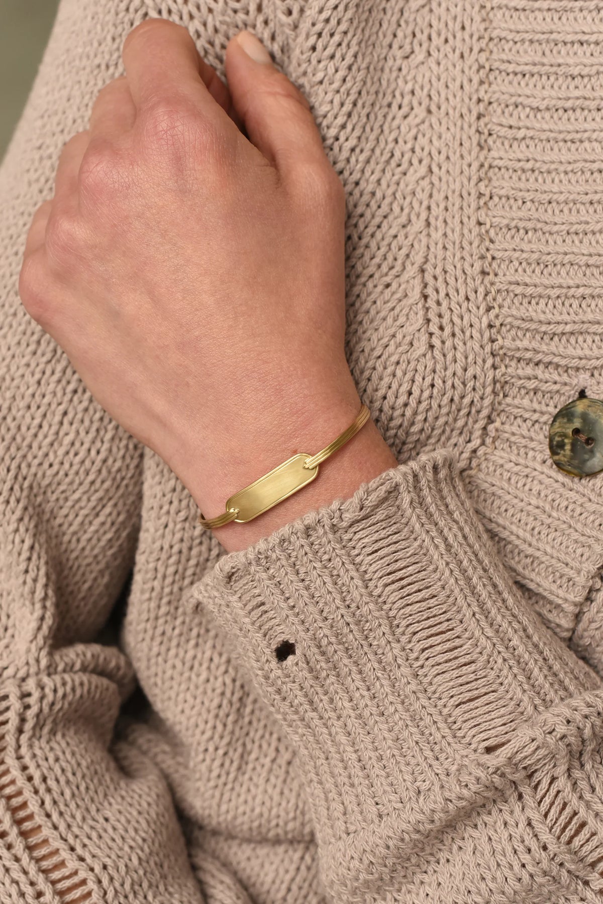 ID Brass Cuff — 8.6.4 Trunk Show