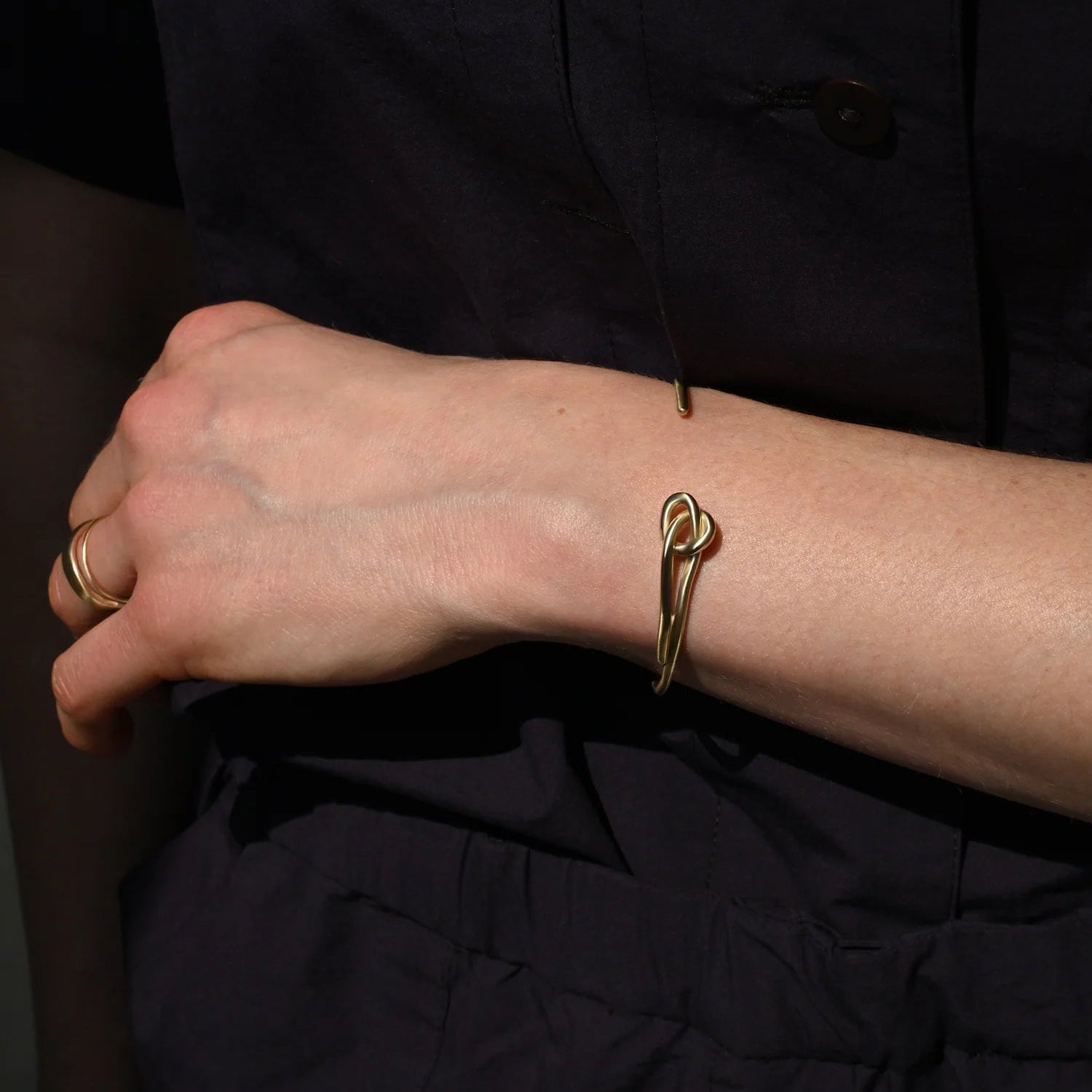 Knotted Cuff Bracelet