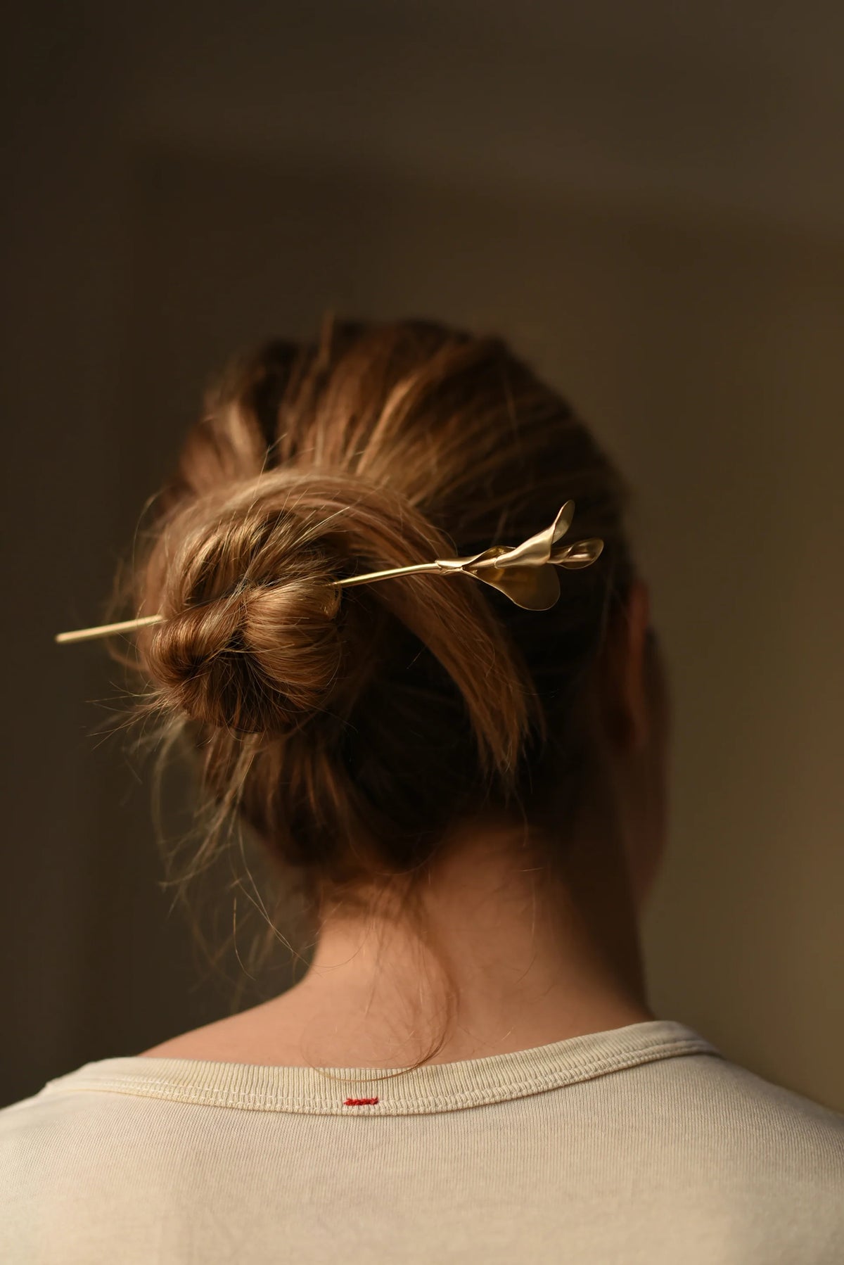 Floral Brass Hair Pin — 8.6.4 Trunk Show