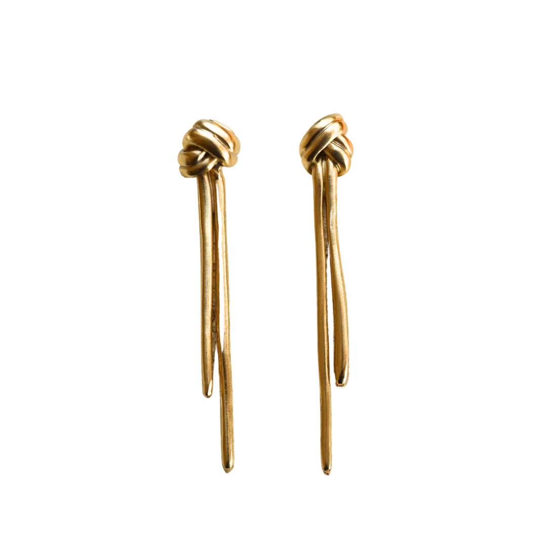 Knot Drop Earrings