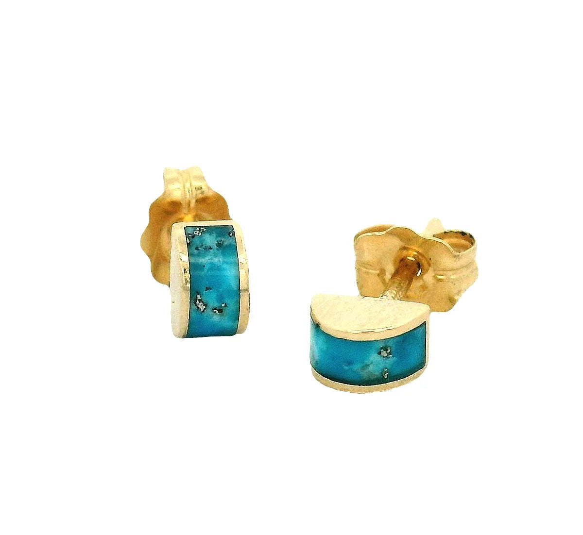 Luna Studs - Water Web Turquoise — Young in the Mountains Residency