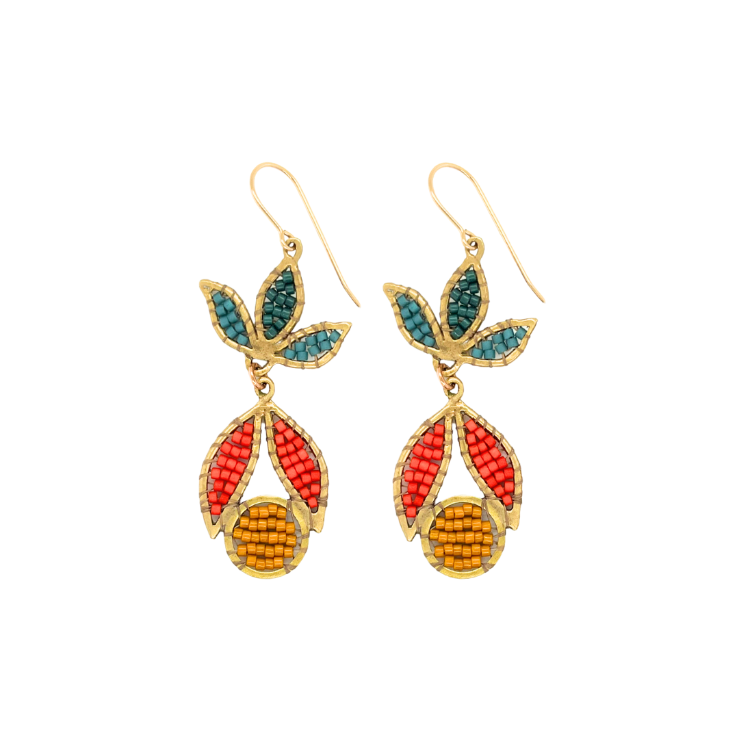 Wildflower Earrings - Autumn Nightshade