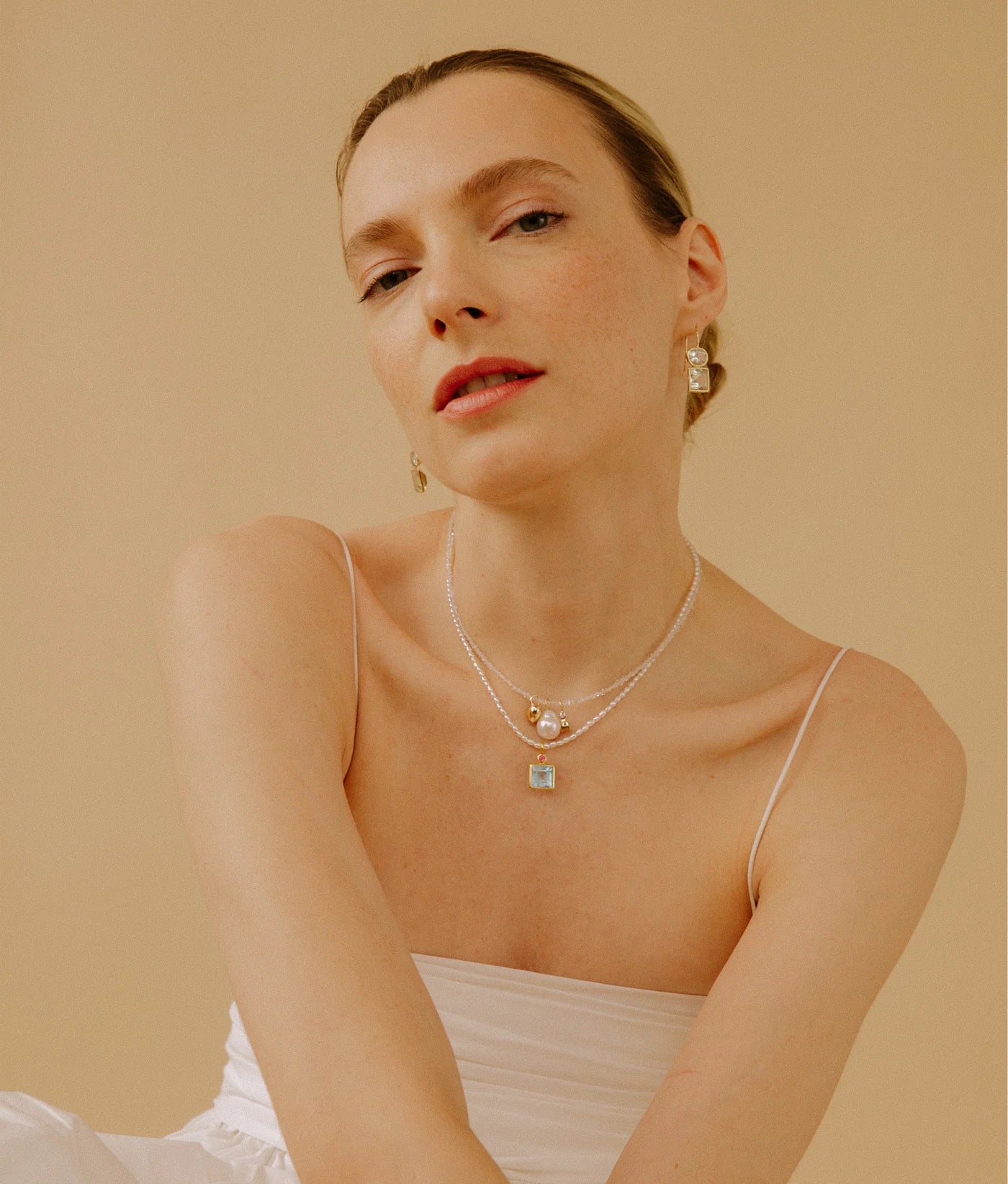 Tiny Pearl Necklace — Charm + Chain Trunk Show