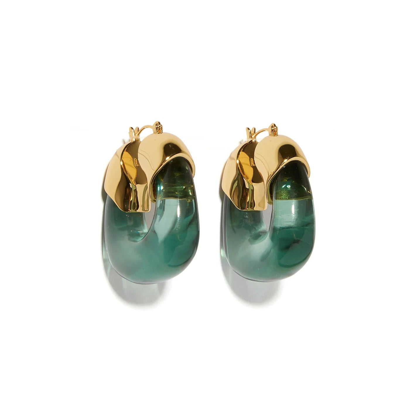 Organic Hoops - Forest — Lizzie Fortunato Demi-Fine Trunk Show