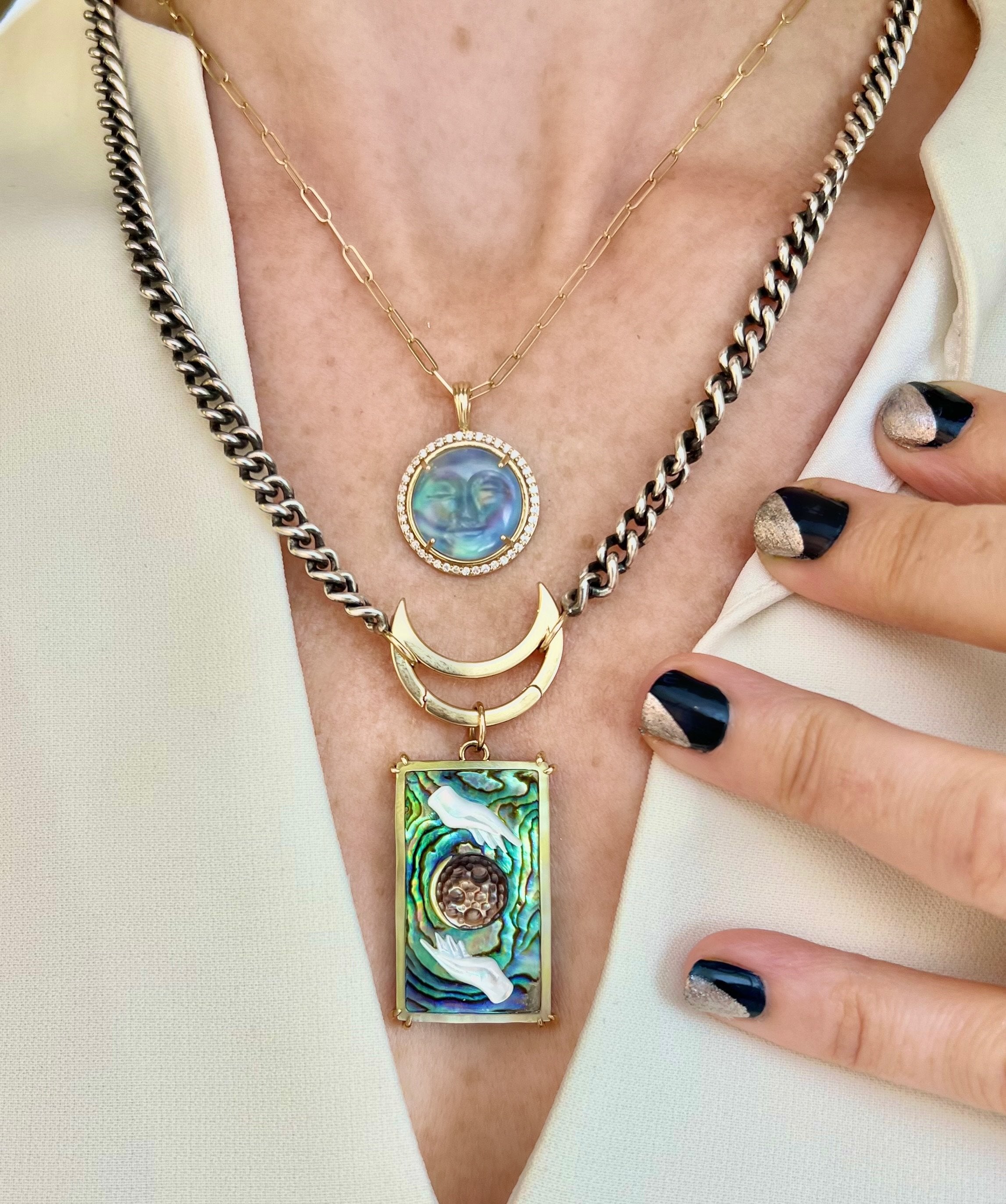 Moon Tarot Card Charm — Maura Green Trunk Show