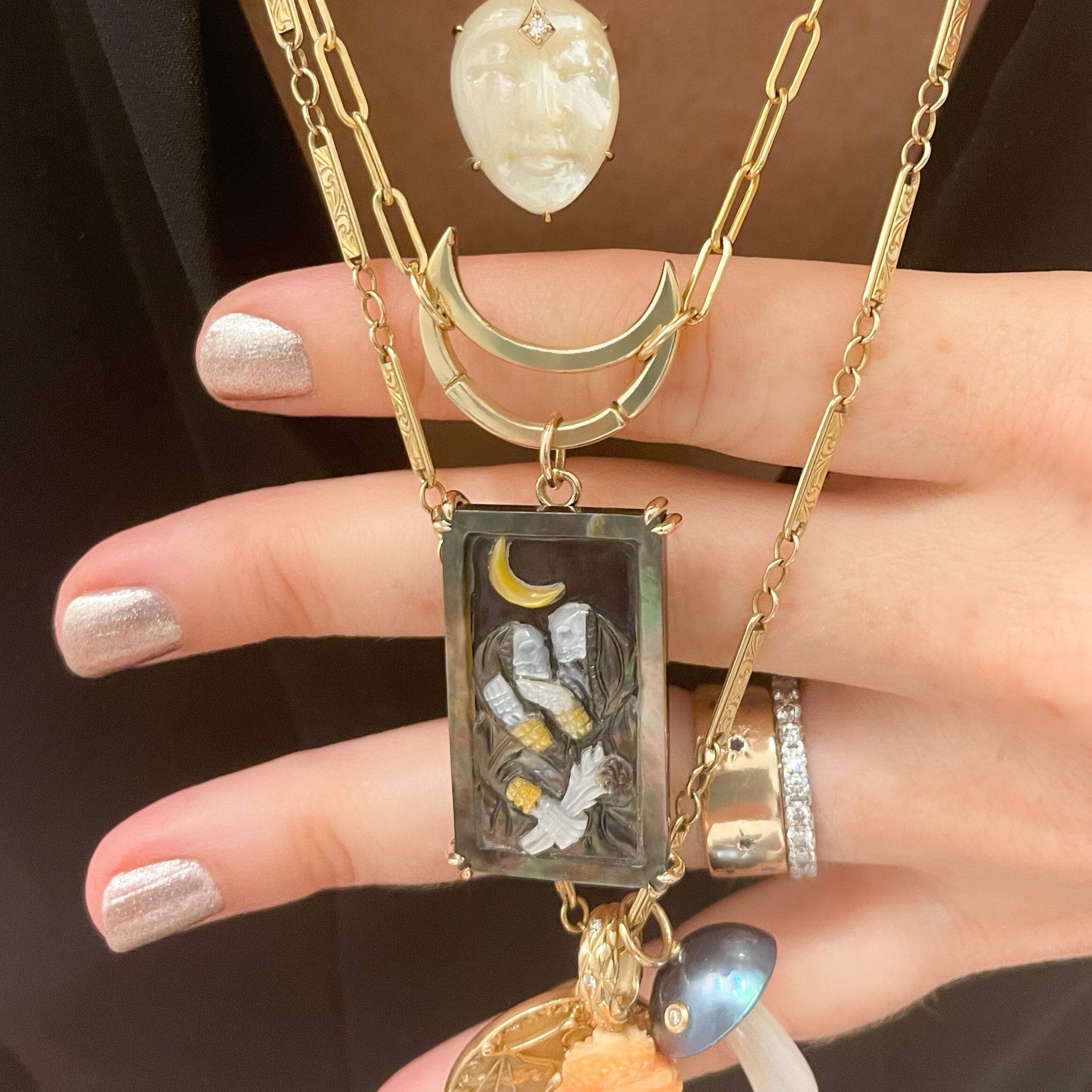 Lovers Tarot Card Charm — Maura Green Trunk Show