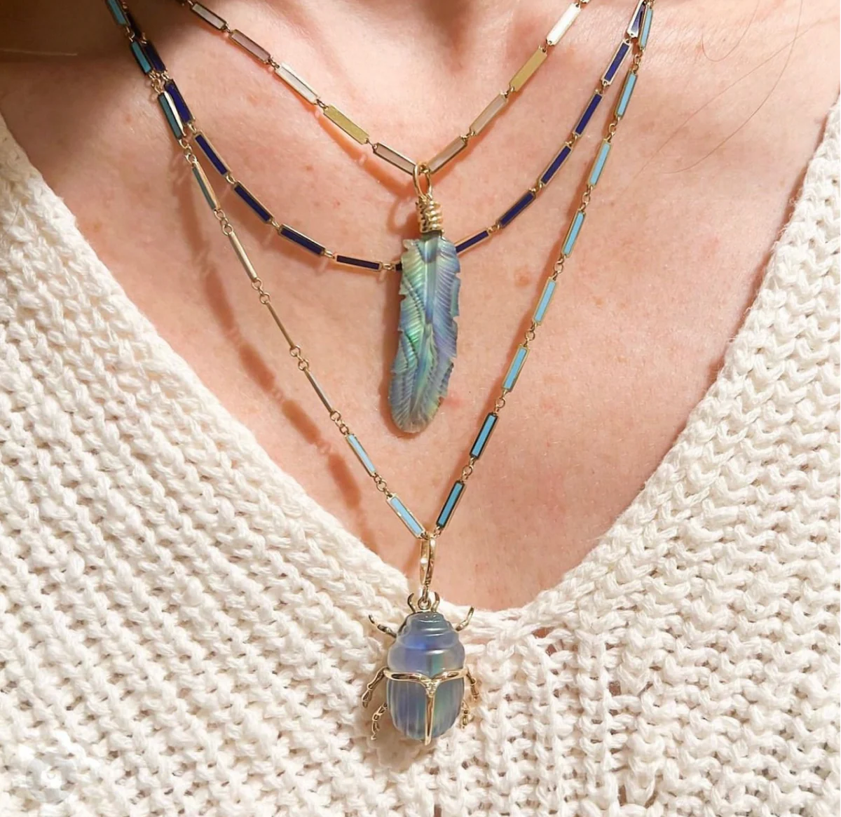 Luminescent Feather — Maura Green Trunk Show