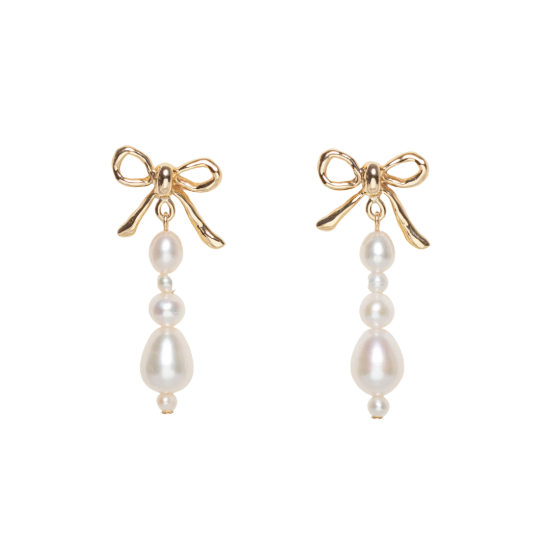 Festoon Pearl Earrings