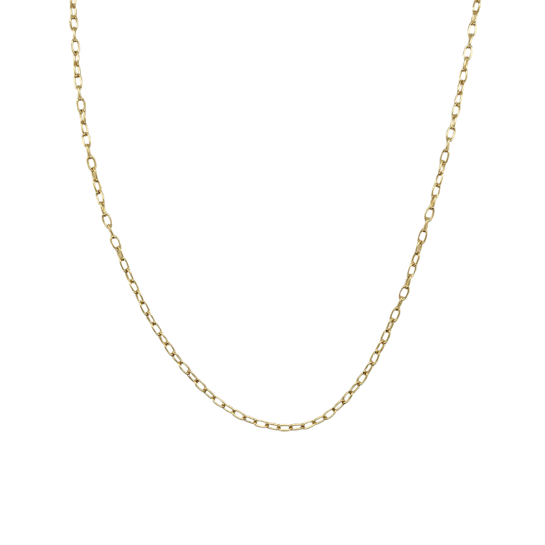 14K Yellow Gold 2.90mm Open Long Cable