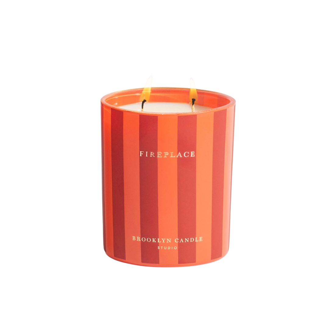 Fireplace Holiday Pop Candle