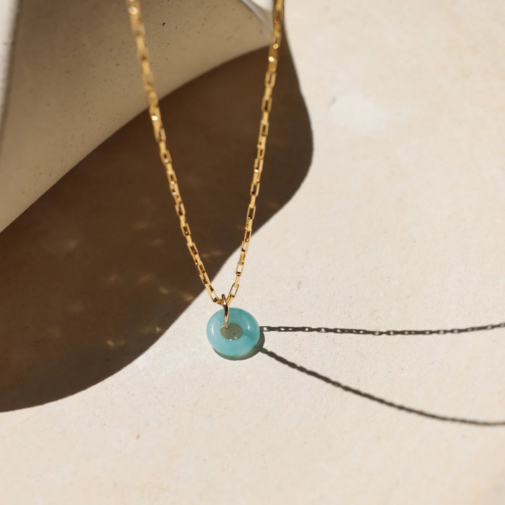 Full Circle Pendant - Amazonite