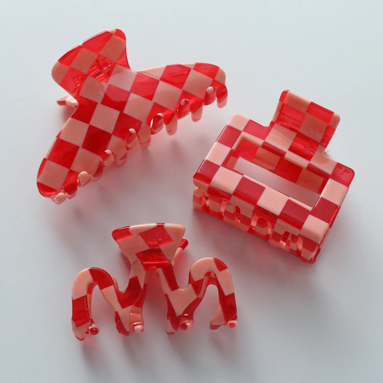 Simone Small Claw Clips - Xoxo, Checkmate
